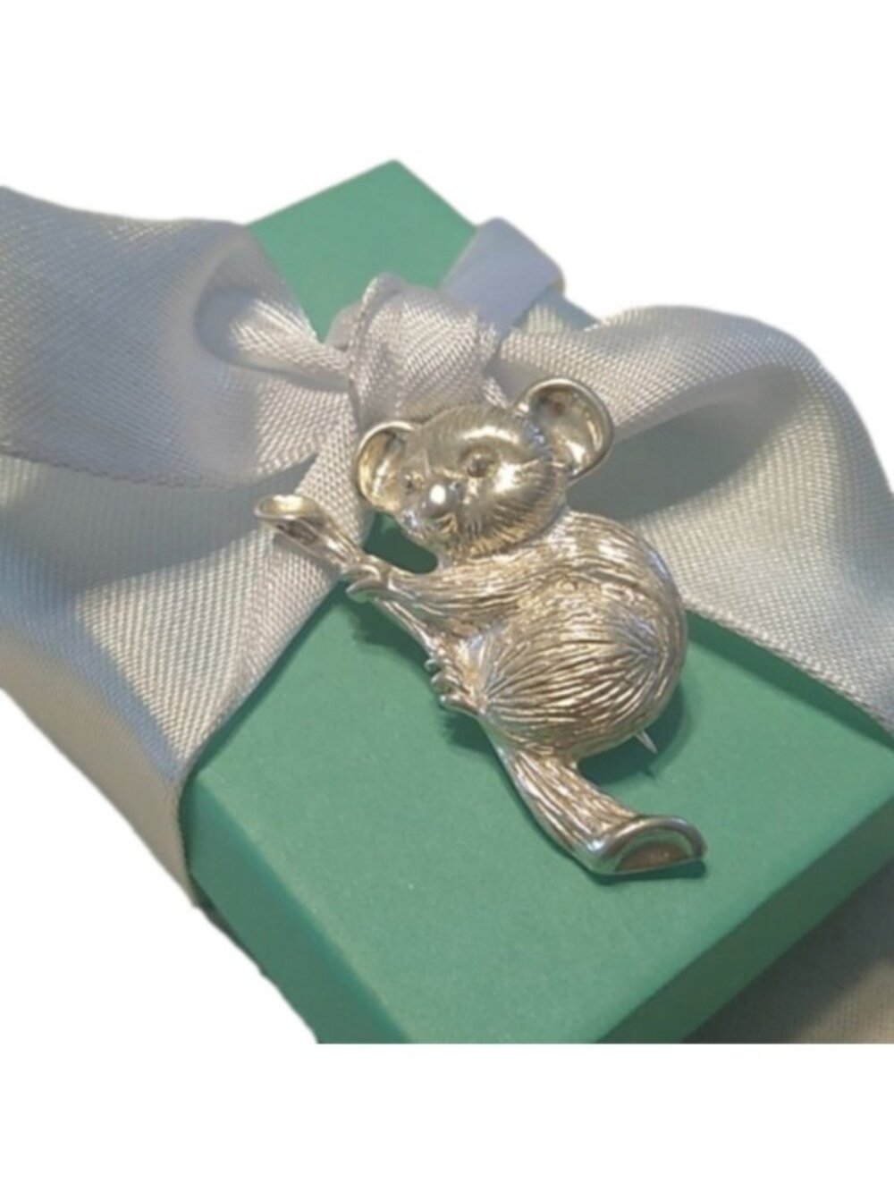 Sterling Silver Koala Bear Brooch 925 Mexico